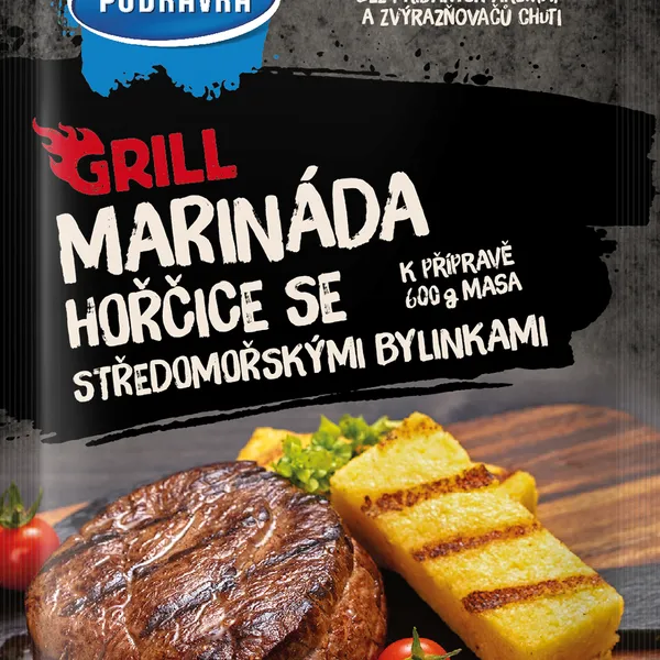 Grill marináda hořčice se středomořskými bylinkami