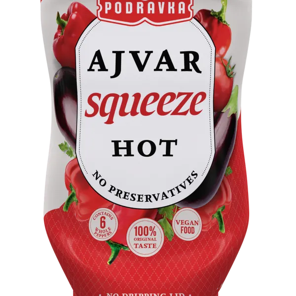 Ajvar squeeze hot