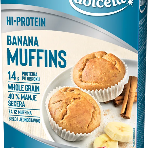 Hi protein Banana Muffins