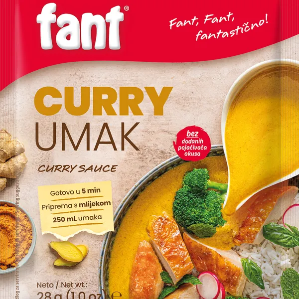 Fant seasoning mix for curry sauce