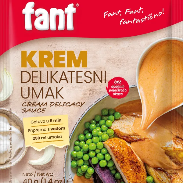 Fant seasoning mix for delicacy cream sauce