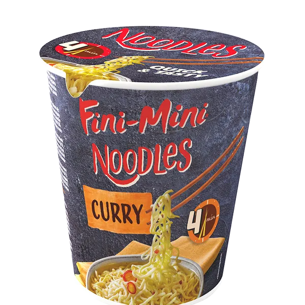 Noodles v lončkih - Curry