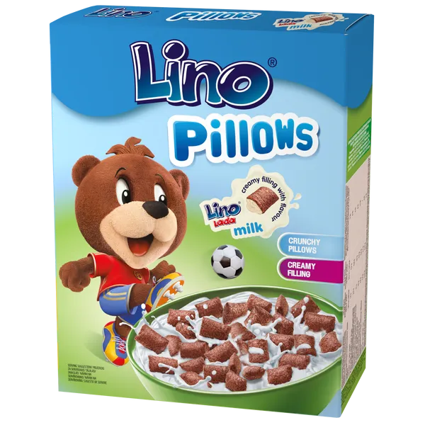 Lino Pillows - Pernițe umplute cu cremă tartinabilă Lino Lada lapte