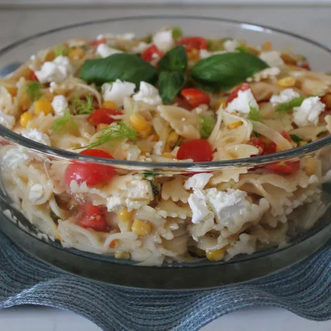 Salata od tjestenine sa rajcicama i kukuruzom