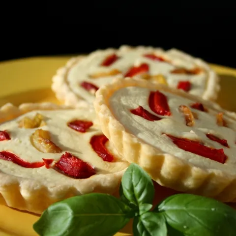 Slane tortice s ricotta sirom i paprikama