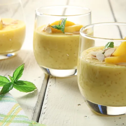 Puding s breskvama i tapiokom