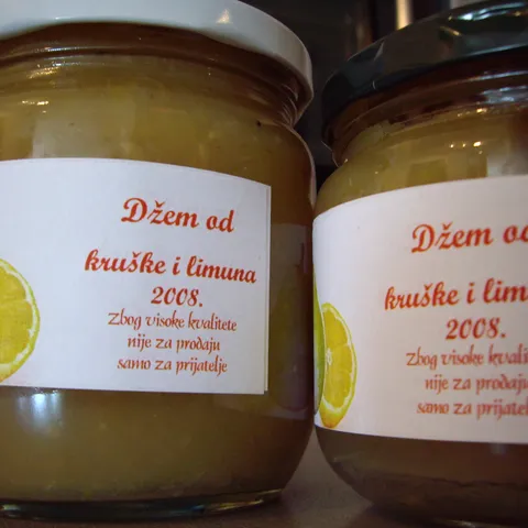 Džem od krušaka i limuna