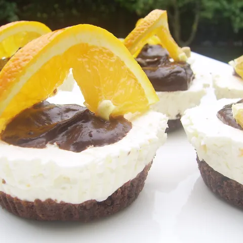 Čoko-orange mini cheesecake