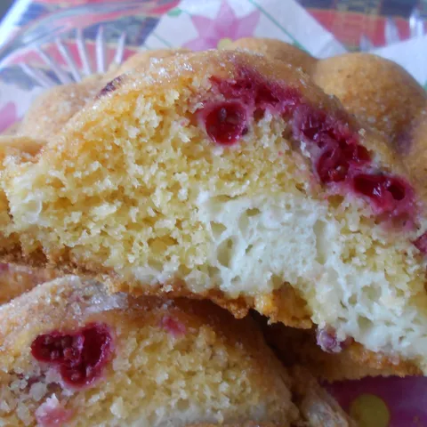 Mekani kuglof sa ribizlama