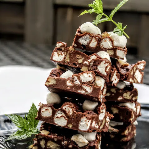 Rocky Road fudge