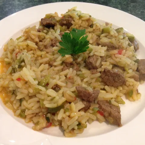 Risotto alla stroganoff