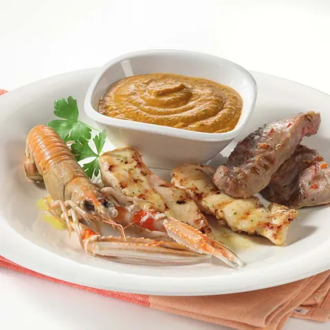 Roštilj s umakom Romesco