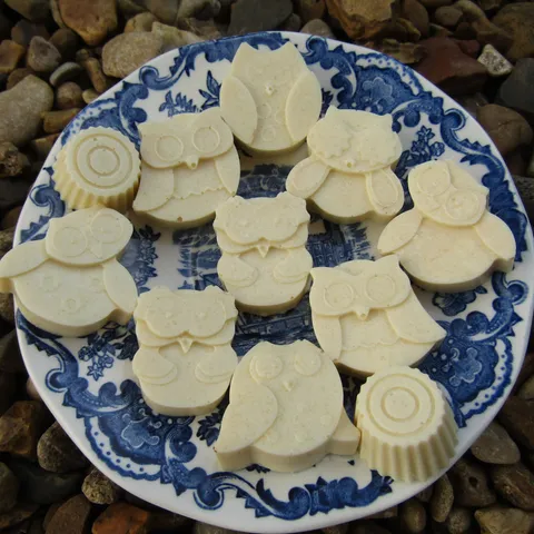 Home-made white chocolate