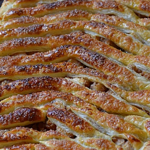 Lisnati kvadratići s jabukama