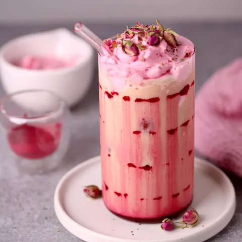 Pink latte