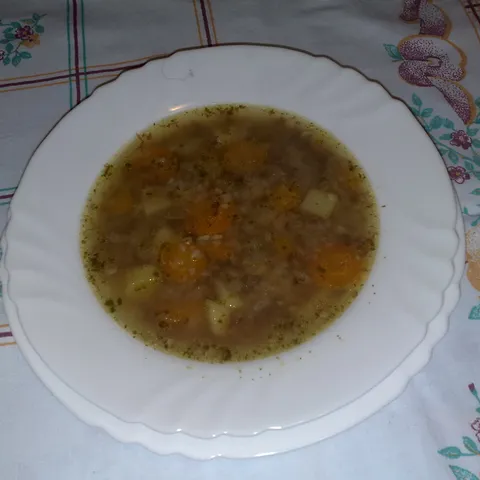 Podravska juhica od hajdinske kaše