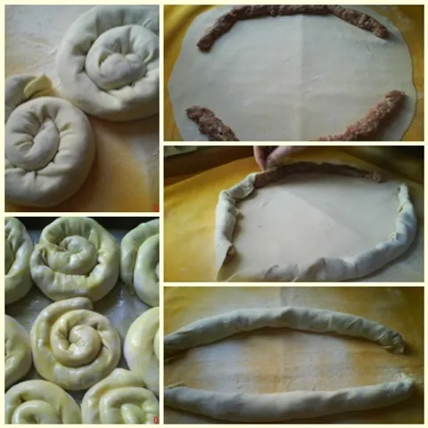 priprema bureka s mesom