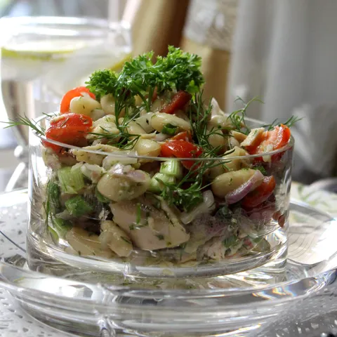 Posna salata od pasulja i tune