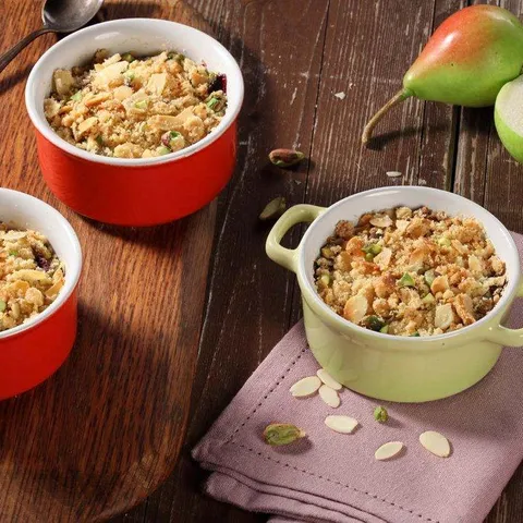 Crumble s kruškama