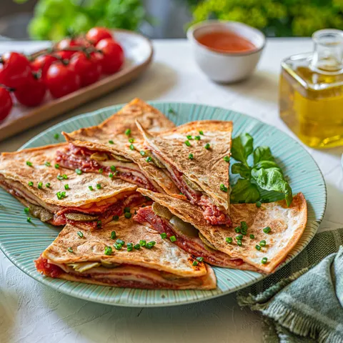 Pizza quesadille