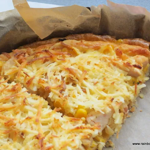 Quiche s piletinom i kukuruzom