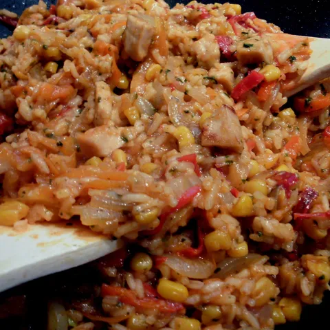 rižoto sa stir fry povrćem (wok)