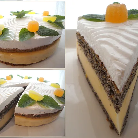 Torta sa makom i vanilom