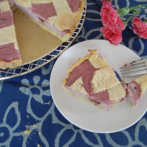 Krostata od svježeg sira (ricotte) i malina