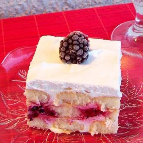 TORTA OD PIŠKOTA I CRVENOG VOĆA