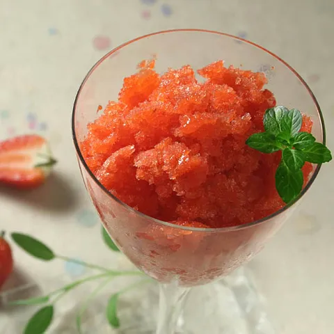 Granita alle fragole