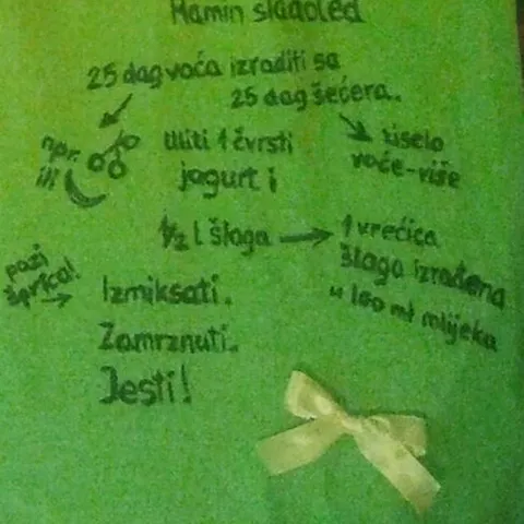 Voćni sladoled moje majčice