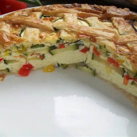 Slana torta od tikvica i paprike