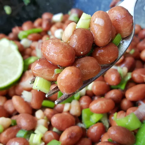 Grah salata s mladim lukom