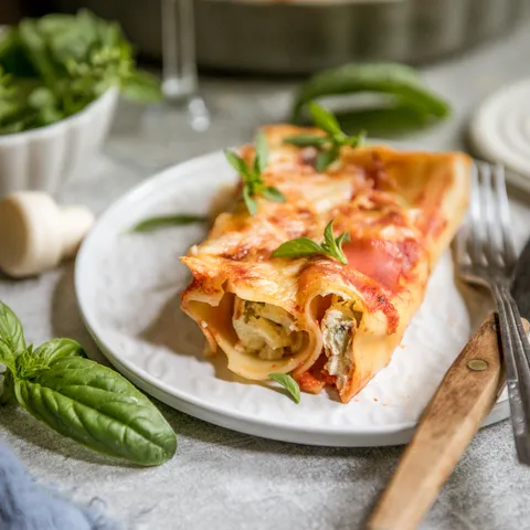 Kaneloni sa sirom i medvjeđim lukom