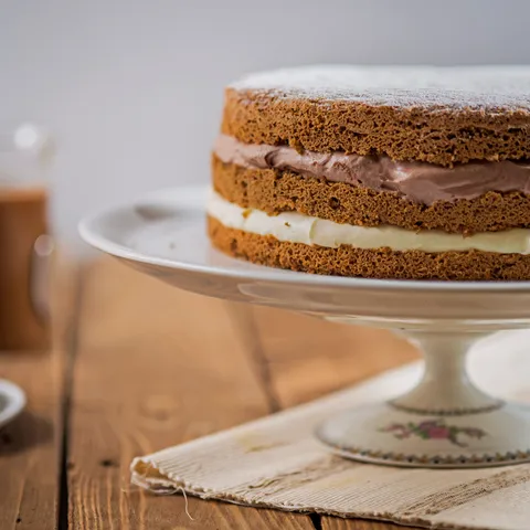 Coffee cream cake