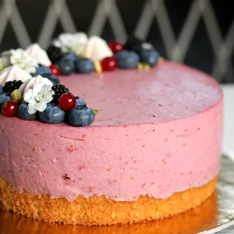 Lagana jogurt torta s malinama