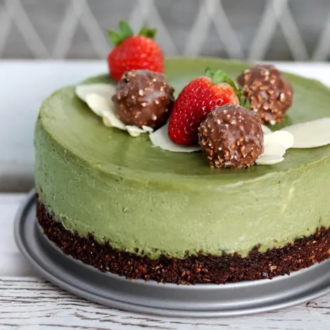 Matcha cheesecake