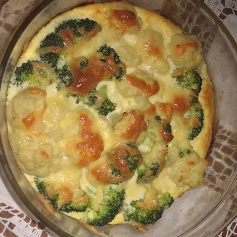 Gratinirana cvjetača,brokula i krumpir