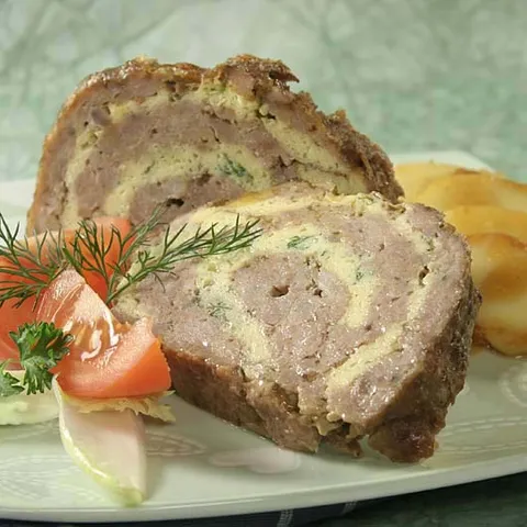 Mesna štruca s kajganom