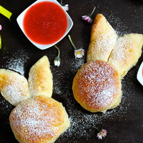Mini-brioche-hasen