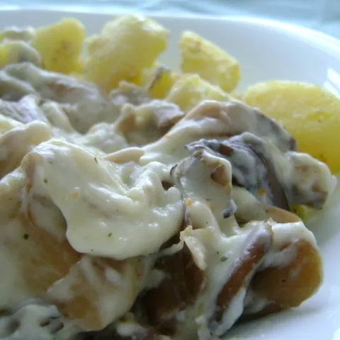 Krompir u sosu od bukovača