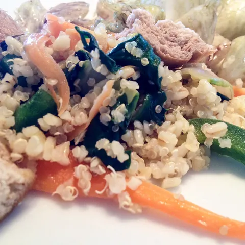 Quinoa i bulgur u ruhu povrća