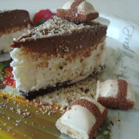 crno bijela cheesecake torta