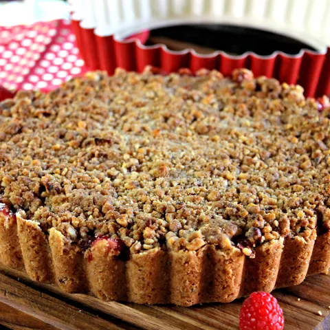 Pear-Raspberry Tart...