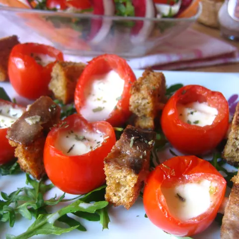 Ražnjići od mozzarelle i rajčica