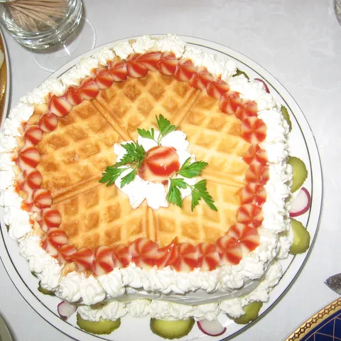 Torta od slanih galeta-pravila bratovljeva žena (moja Ivana)