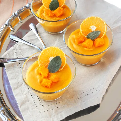 Puding od bundeve s mandarinama