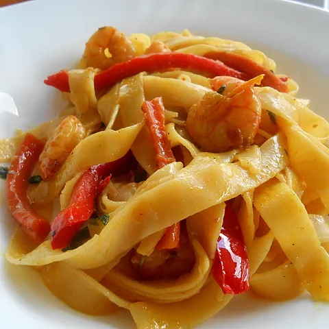 Pasta sa povrćem i kozicama