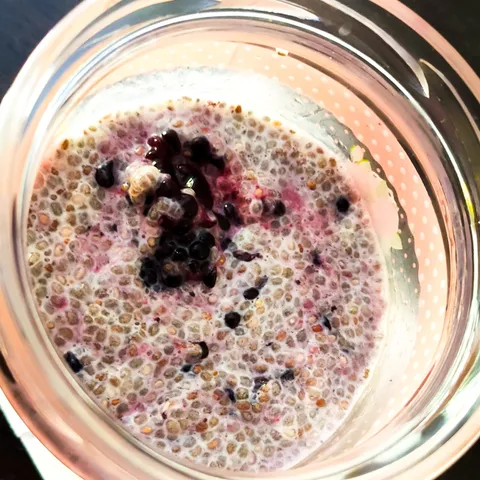 Chia puding vegan