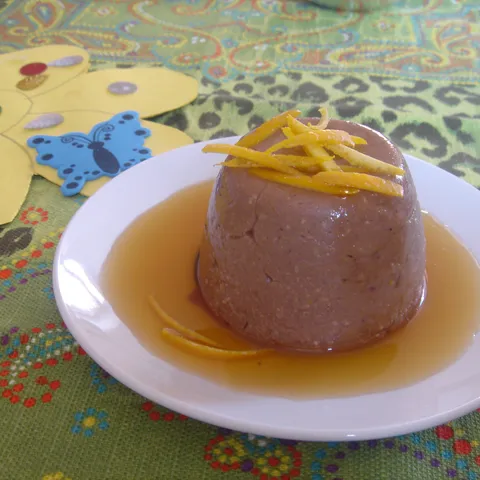 Puding od prosa s kakaom i narančama